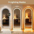 71" x 26" Arched Full Length Mirror - Image 3