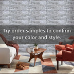 Commomy 12pcs Faux Stone 3D Wall Panels Peel and Stick - Image 2