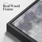 Large Framed Black and White Moon Wall Art, 2 Piece the Moon Canvas Art Prints - Image 5