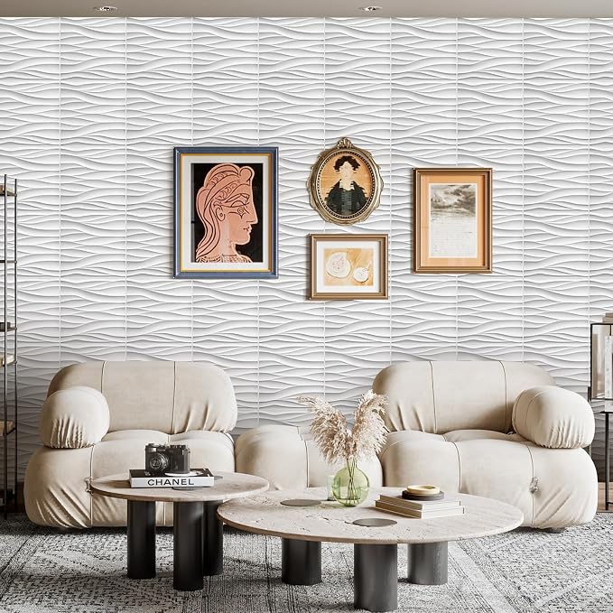 Heikki 30 Pack 3D Wall Panel for Interior Wall Décor, PVC Flower Textured Wall - Image 7