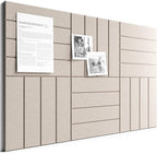 Bumusty Large Cork Board Alternative-36 x 24" Felt Bulletin Board Tiles by BUMUSTY