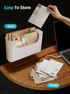 Wall Mount File Organizer Holder Mail Holder No Drilling Wall Pocket - Image 4