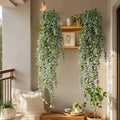 Artificial Hanging Plant 2 Pcs Faux Plant Ivy Vine Faux Eucalyptus Vines Fake by Yarmare