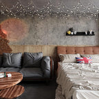 BAYYA Concrete Wallpaper Peel and Stick Grey/Brown/Beige Cement Contact Paper - Image 3