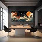 Large Wall Art For Living Room Boho Abstract Modern Wall Artwork Prints - Image 2