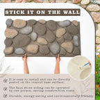 1 Pack PU Faux Stone Panel 47"w x 23.23"h x 2"d Stone Veneer - Image 4