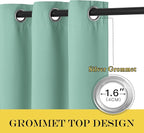 NICETOWN Room Darkening Short Curtain 54 inches Long - Image 5