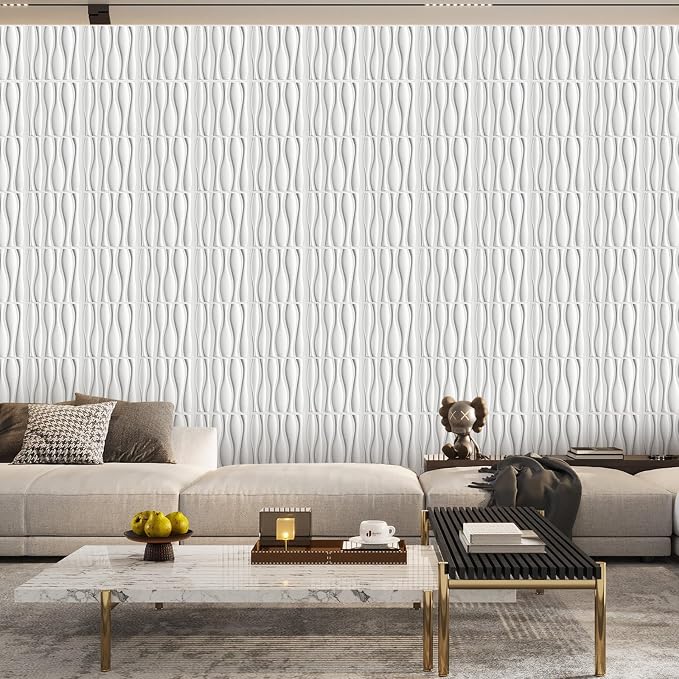 Heikki 30 Pack 3D Wall Panel for Interior Wall Décor, PVC Flower Textured Wall - Image 7