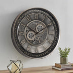 CLXEAST 24 Inch Large Moving Gear Wall Clock - Image 5