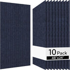 Olanglab Acoustic Wall Panels 10 Pack, 48 x 24 per Acoustic Panels Sound by Olanglab
