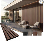 From Plain to Beautiful in Hours WPC Exterior Wall Slat Panels Waterproof by DecorativeCeilingTiles