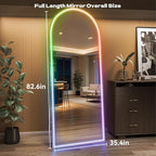 Hasipu Arch Full Length Mirror 83 x 36 in - Image 2