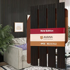 Avana Acoustic Wood Wall Panels – 93.2x11.25 Inch Panels – Fits 94x12 Layout – by AvanaHome