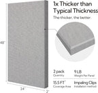 Olanglab Sound Absorbing Acoustic Wall Panels 2 Pack, Large Fabric Wrapped - Image 4