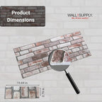 Wall!Supply 3D Wall Panels – Faux Brick, Bedroom & Office – Easy DIY - Image 6