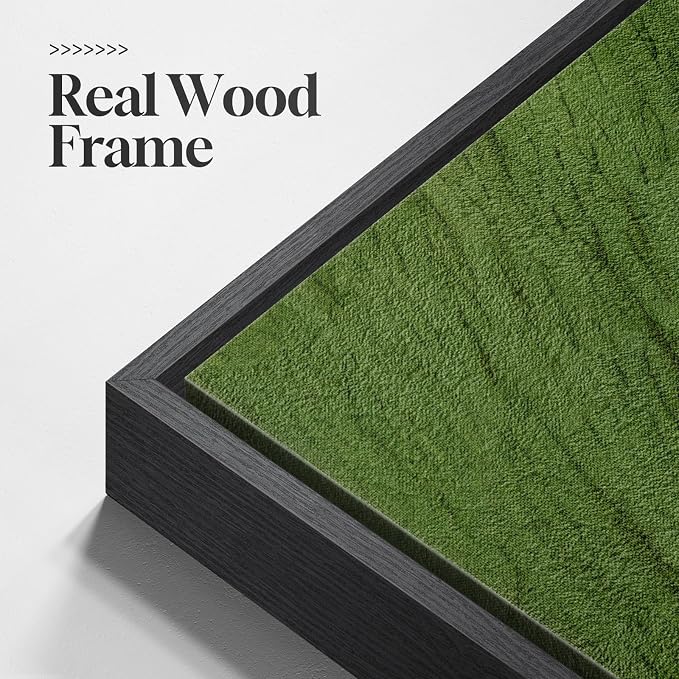Long Narrow Framed Sage Green Vertical Abstract Wall Art Set, 2 Piece Modern - Image 6