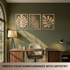 qmmp Modern Wooden Wall Sculptures - Image 4