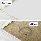 Art3d 12-Pack PVC Drop Ceiling Tiles, 2ft x 2ft, Floral Gold - Image 6