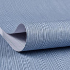Haimin Grasscloth Wallpaper Textured 24in X 393in Fabric Contact Paper Grey by HaiminHomeDecorWallpaper