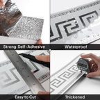 Peel and Stick Wallpaper Borders, Waterproof Self-Adhesive PVC Foam Wall Base - Image 5
