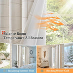 Lajode Linen Blackout Curtains for Living Room - Image 7