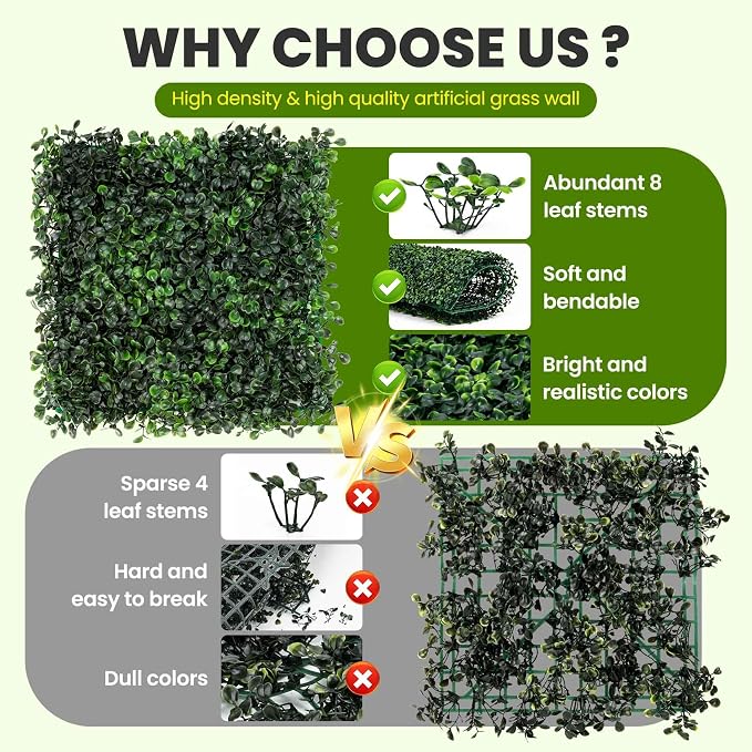 KASZOO Artificial Grass Wall Panel - Image 4