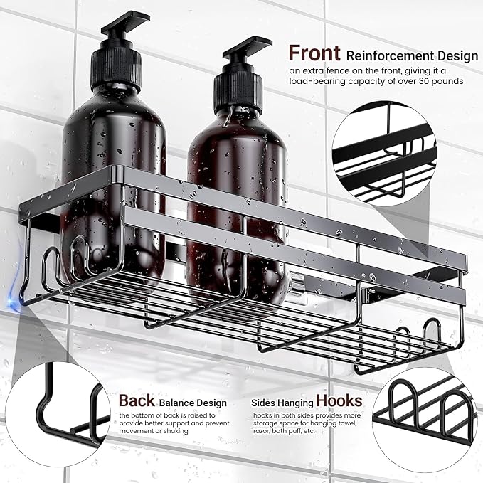 WOWBOX Shower Caddies 2 Pack - Image 4