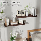 Marsmiles Wood Floating Shelves - Image 4