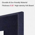 Neatsure Large Cork Board for Wall, 6 Panels Felt Tiles Tack Push Pin Board for - Image 4