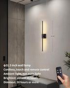 KDG Cordless Wall Sconces Set of 2, Wireless 5200mAh Rechargeable Battery - Image 2
