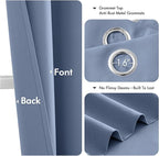 MIULEE Blackout Curtains for Bedroom Living Room 2 Panels, Thermal Insulated - Image 4