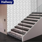 3D Wall Panel for Interior Wall Decor, PVC Wall Panels for Living Room Bedroom - Image 9