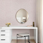 Beige Grasscloth Peel and Stick Wallpaper, Modern Textured Wallpaper 15.75inch - Image 6
