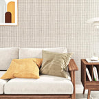FunStick 16"x240" Thick Beige Wallpaper Peel and Stick Modern Grasscloth - Image 5