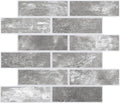 8-Pack 3D Faux Brick Acoustic Wall Panels, 11.8" x 11.8" PET Soundproof & Noise by premiumqualitypeelandsticktile