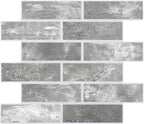 16-Pack 3D Faux Brick Acoustic Wall Panels, 11.8" x 11.8" PET Soundproof & by premiumqualitypeelandsticktile