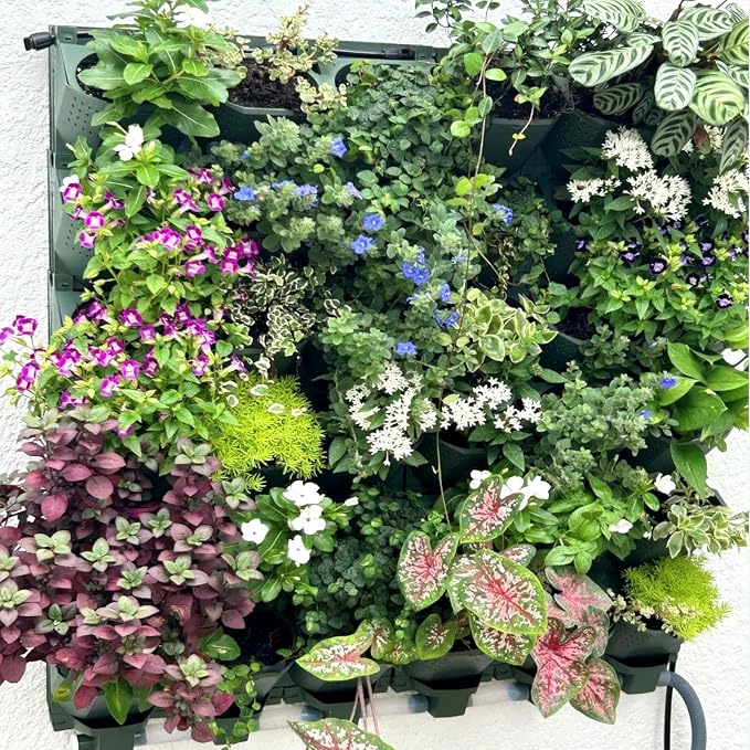36 Pockets Living Wall Planter Indoor, Self Watering Wall Hanging Planters - Image 3