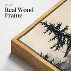 Framed Forest Landscape Wall Art - Image 5