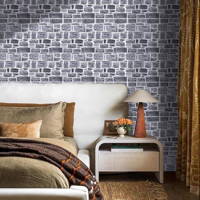 COMSTICKC 3D Faux Stone Wall Panel Peel and Stick Wall Tiles, Ultra-Light Thin - Image 2