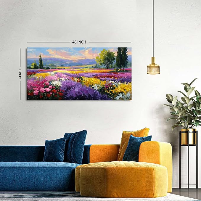 Flower Wall Art Vintage White Floral Canvas Pictures Abstract Blooming Flower - Image 2