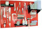 Wall Control 30-WRK-400RB Standard Workbench Metal Pegboard Tool Organizer - Image 2
