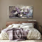 SERIMINO Large Wall Art for Living Room, Still Life Flowers Canvas Prints - Image 5