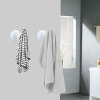 4 Pack Towel Hooks Bathroom Wall Hook Holder Stainless Steel Coat Robe Clothes - Image 4