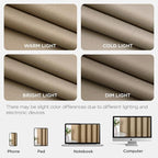 Joydeco Blackout Patio Sliding Door Curtains 90 Inches Long, Grommet Privacy - Image 8