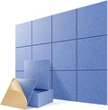 12 Pack Self-Adhesive Acoustic Panels, Soundproof Wall Panels by Lebenforce