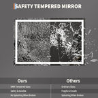 GarveeHome 45x30 LED Bathroom Mirror - Image 5