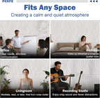 6 PCS Acoustic Panels, 23.6x23.6'' Self-Adhesive Soundproof Wall Panels - Image 8
