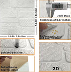 YU LI 3DH 3D Wall Panels Peel and Stick Faux Stone Wall Panel Black 20-Pack - Image 6