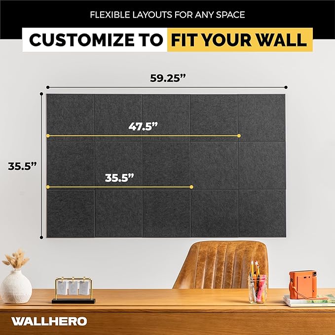 WALLHERO Cork Boards for Office, Dart Board Wall Protector, Cork Board - Image 4
