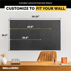 WALLHERO Cork Boards for Office, Dart Board Wall Protector, Cork Board - Image 4